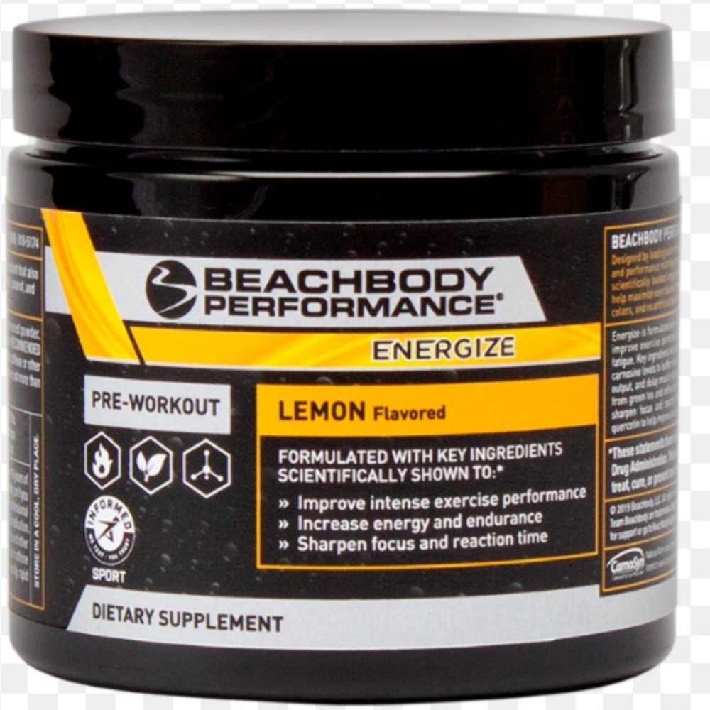 Beachbody Energize Lemon Flavor